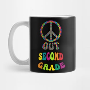 Second Grade Graduate Peace Out Mug